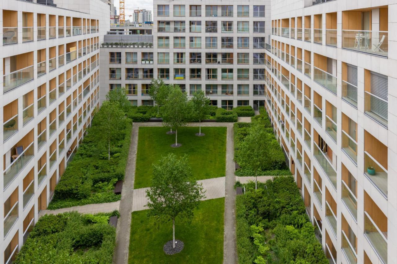 Stylish Apartment Kolejowa & Parking & Balcony By Noclegi Renters Varsovia Exterior foto